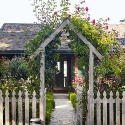 Перголы и арки кованые и деревянные. Деревянная арка