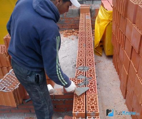 Монтаж перегородок кирпичных технология. Классификация кирпича 08