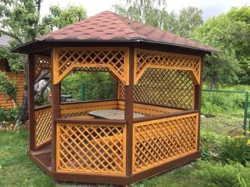 Простая беседка на дачу своими руками. Строительство беседки своими руками (100 фото): поэтапный мастер-класс по строительству, виды конструкции + дельные советы мастеров