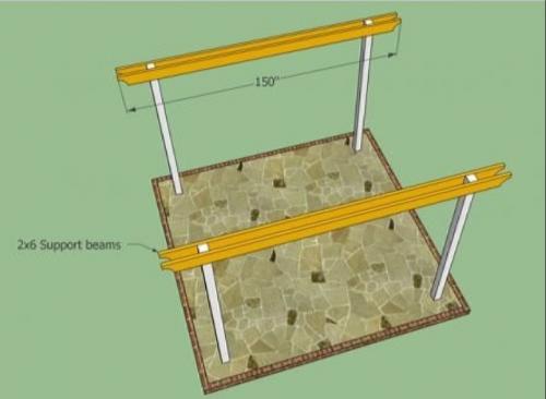 Пергола своими руками из металла. Деревянная пергола своими руками