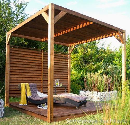 Беседки из дерева своими руками из подручных материалов. Дачные БЕСЕДКИ своими руками (20 вариантов).