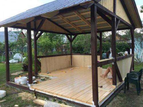 Простая беседка из дерева своими руками. Строительство беседки своими руками (100 фото): поэтапный мастер-класс по строительству, виды конструкции + дельные советы мастеров