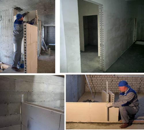 Технология монтажа пазогребневых плит. Монтаж