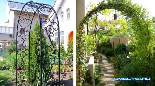 Арки для роз своими руками. Арка для плетистой розы своими руками