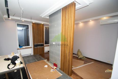 Перегородки из дерева в интерьере. Какие бывают перегородки 03