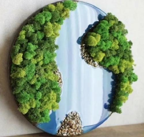 Панно из мха своими руками. Как сделать картину из мха своими руками: 3 простых идеи (+бонус-видео)