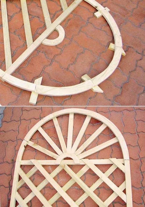 Шпалера своими руками чертежи. Деревянная шпалера своими руками