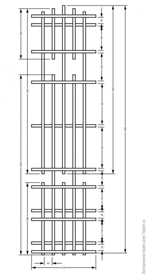 Опора для клематиса за 15 минут. Шпалера своими руками, или Дом для клематиса