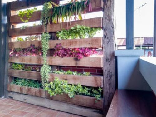 Вертикальный сад на балконе. Vertical Apartment Balcony Garden: Growing A Balcony Vertical Garden