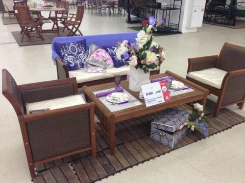 Выбираем комплект садовой мебели. Комплекты садовой мебели из искусственного ротанга 03