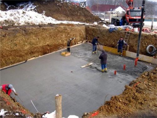 Глубина фундамента под кирпичный дом. Плитный фундамент глубокого заложения