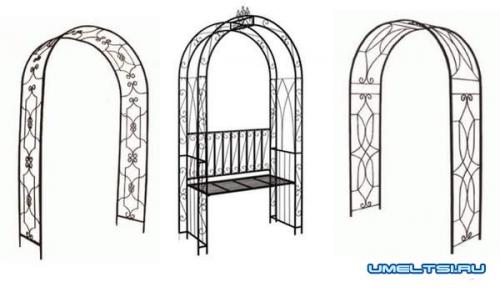 Арка для плетистой розы своими руками