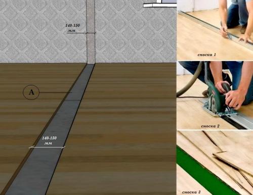 Межкомнатные перегородки пеноблоки. Подготовка основания под перегородку из пеноблоков