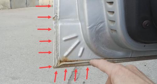 Замена низа двери. Ремонт ржавого низа дверей на авто своими руками