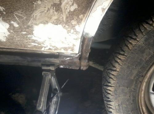 Чем заделать трещину в кузове автомобиля без сварки. Олово