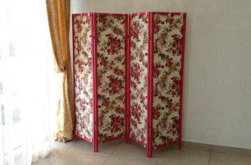 Перегородка своими руками из подручных материалов. Как сделать ширму своими руками: легкая работа — красивый интерьер