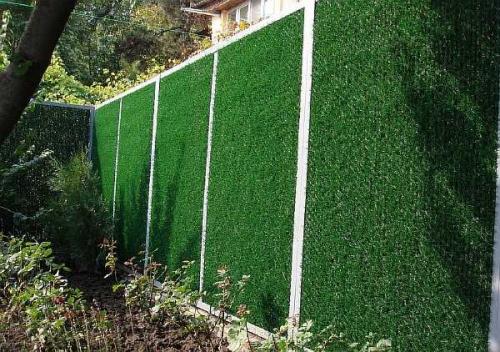 Живая изгородь на сетке рабице. Чем можно закрыть забор из сетки рабицы от соседей: непрозрачный низ