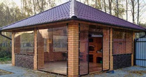 Беседка с мангалом своими руками: виды печей, материалы, строительство.