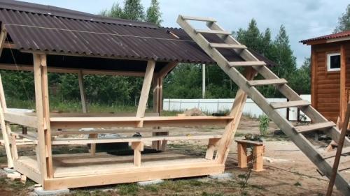 Как построить беседку своими руками из дерева. Процесс изготовления беседки
