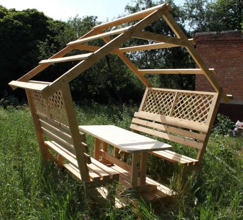 Простая беседка из дерева своими руками. Варианты постройки