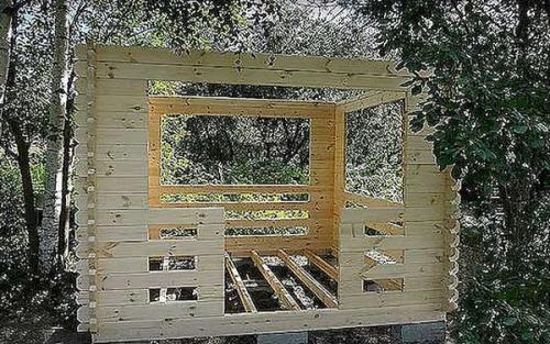 Самая дешевая беседка своими руками. Стены беседки