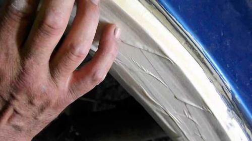 Замена внутренней арки задних колес. Полная замена внутренней арки 10