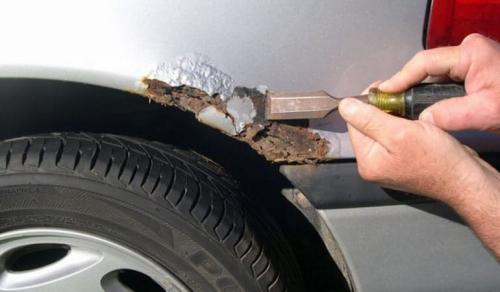 Как убрать ржавчину с машины и покрасить. Как удалить ржавчину с кузова автомобиля – ТОП средств против коррозии в 2022