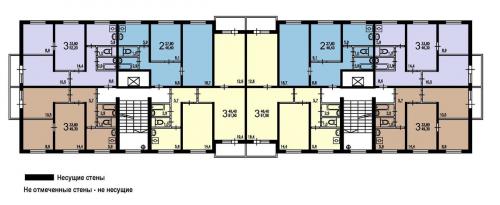 Какие стены можно сносить в панельном доме. Как определить несущую стену в панельном доме 01