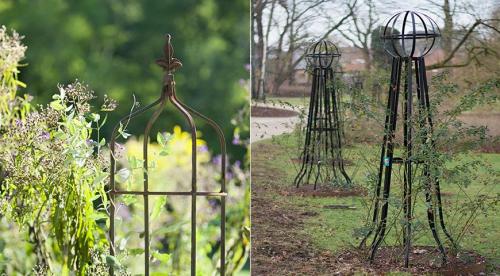 Начинаем устанавливать опоры для роз из подручных материалов. Как выбрать материал? 02