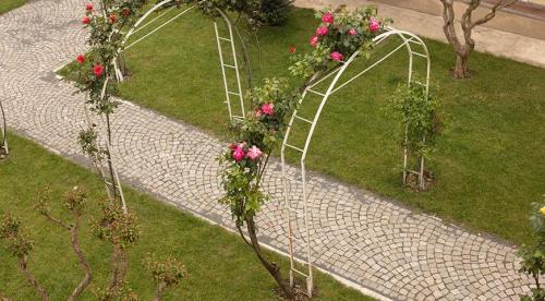 Начинаем устанавливать опоры для роз из подручных материалов. Как выбрать материал? 01