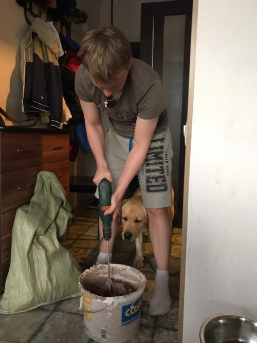 Кирпичная стена своими руками. Имитация кирпичный стены своими руками