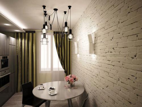 Кирпичная стена белая в интерьере. Белые кирпичные стены в интерьере дома