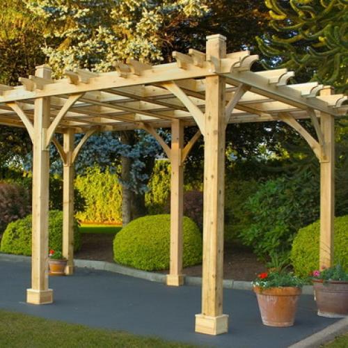 Пергола на даче своими руками. Металлическая арочная пергола 38