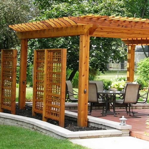 Пергола на даче своими руками. Металлическая арочная пергола 33