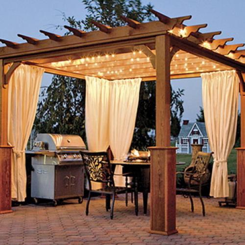 Пергола на даче своими руками. Металлическая арочная пергола 31