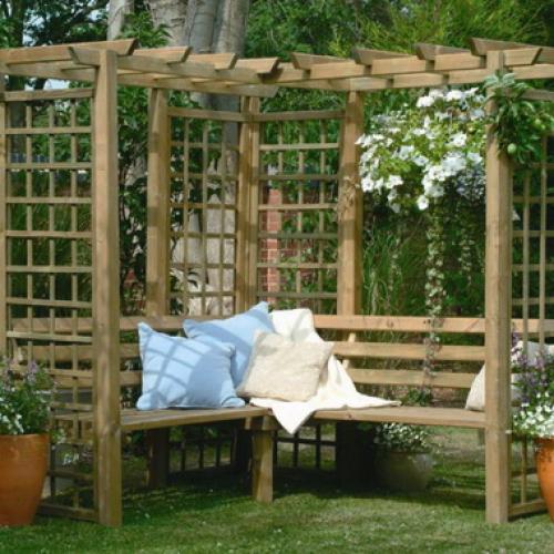 Пергола на даче своими руками. Металлическая арочная пергола 29