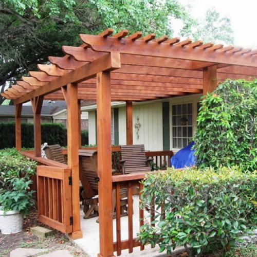 Пергола на даче своими руками. Металлическая арочная пергола 36