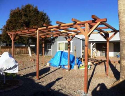 Пергола для винограда своими руками. Виды пергол