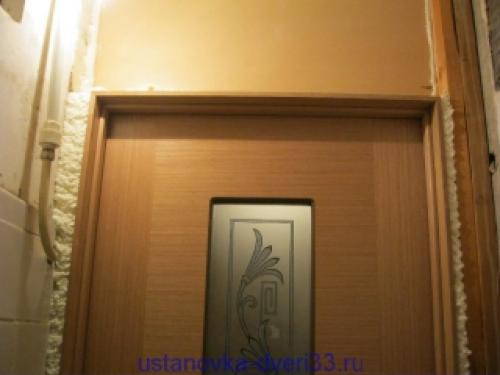 Как заделать дверной проем сверху. Заделка проема над дверью