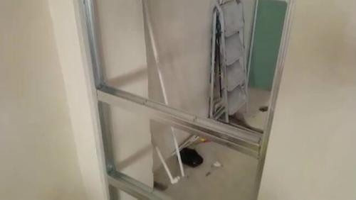 Как заделать дверной проём гипсокартоном. Сборка каркаса