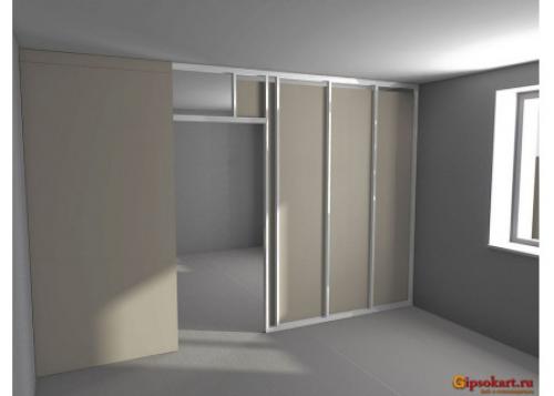 Как сделать дверной проем в перегородке из гипсокартона. Суть задачи