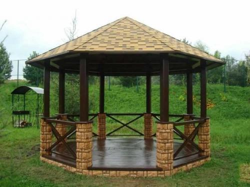 Варианты беседок. Беседки для дачи — разновидности конструкций, форм и размеров, материалы изготовления, идеи стильного дизайна (фото + видео)