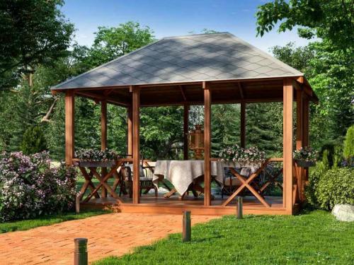 Виды беседок для дачи. Типы беседок 07 Виды беседок для дачи. Типы беседок 07