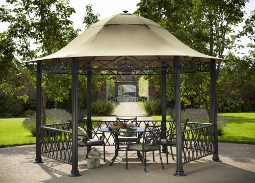 Виды беседок из металла. Достоинства металлических беседок
