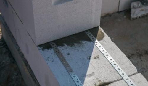 Армирование перегородок из газобетона. Усиление кладки — особенности