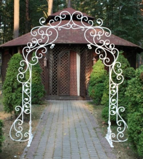 Арка садовая кованая: виды, конструктивные особенности и цена