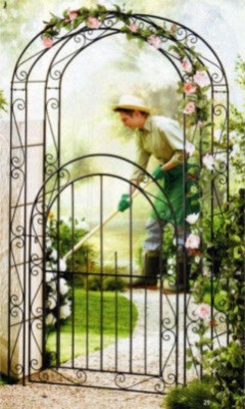 Арка садовая кованая: виды, конструктивные особенности и цена