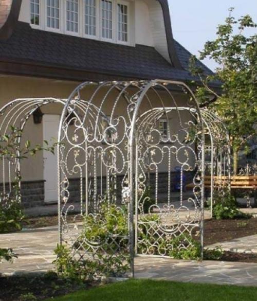 Арка садовая кованая: виды, конструктивные особенности и цена