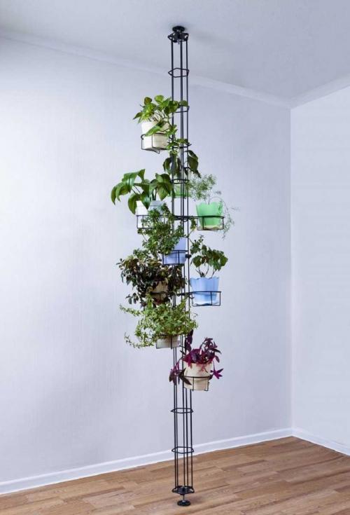 Напольная подставка под цветы своими руками. Виды подставок для растений