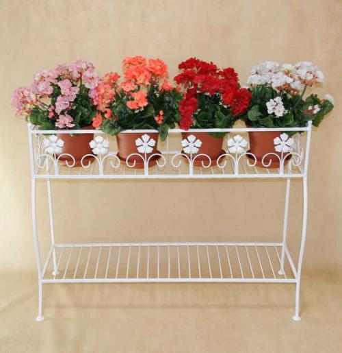 Напольная подставка под цветы своими руками. Виды подставок для растений